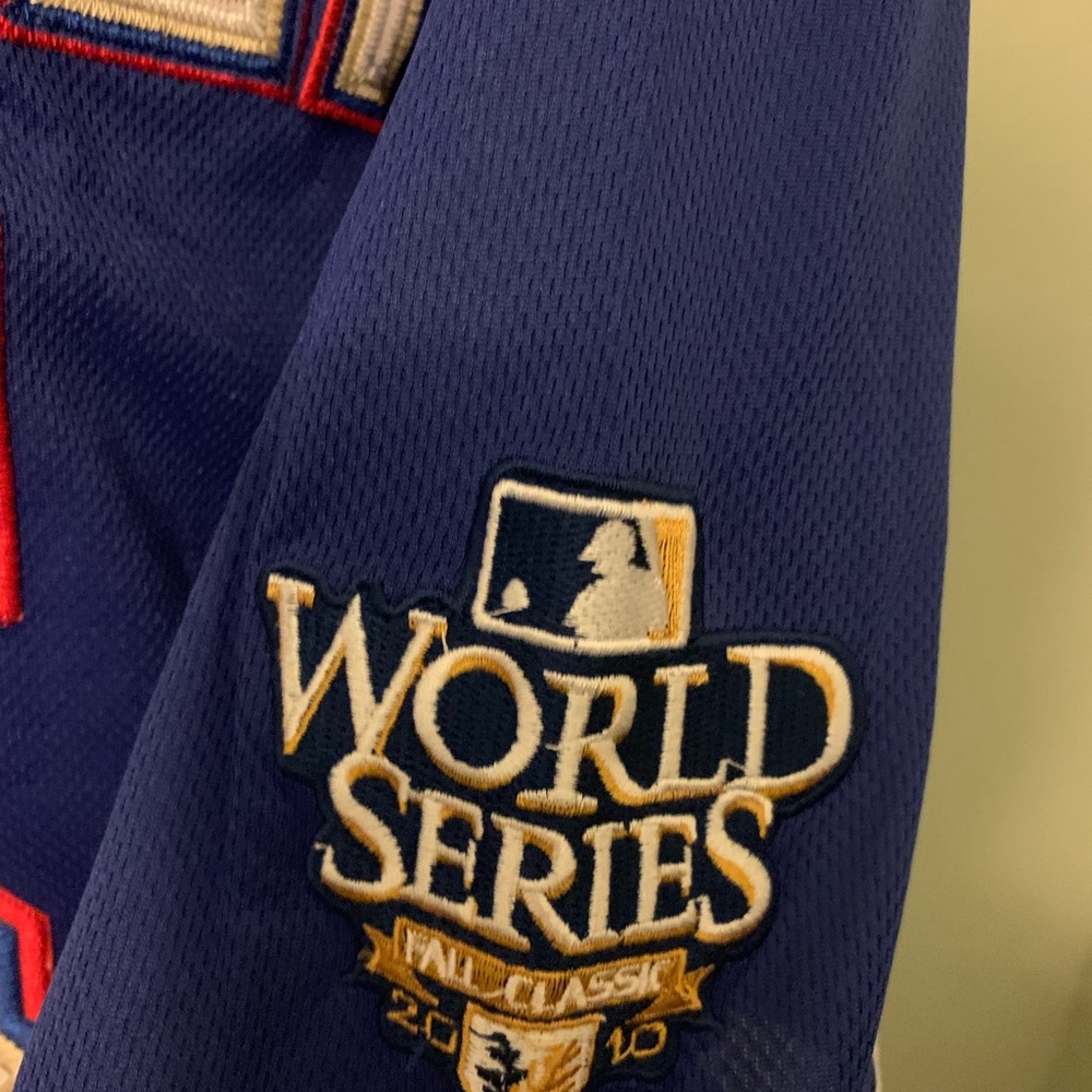 Texas Rangers Ian Kinsler World Series Jersey XL